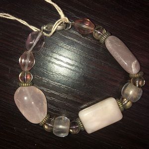 Beautiful Lavender and Pale Pink Bracelet